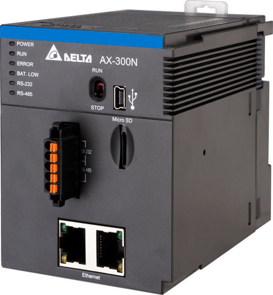 Delta Launches CODESYS-Based AX-300N and AX-324N PLC Controllers Compatible with AS Series IO Portfolio 